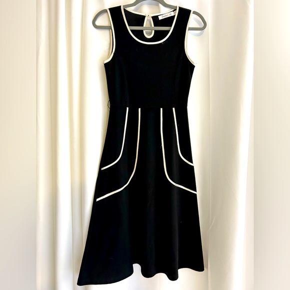 HAS POCKETS!!  adorable, vintage inspired dress. Fits like a small. - Picture 1 of 6
